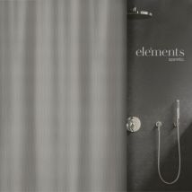 Spirella - rideau de douche Polyester mera 120x200cm Gris Elements by