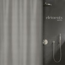 Spirella - rideau de douche Polyester mera 180x180cm Gris Elements by