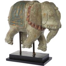 Riverdale - Léphant Antique En Résine Patinée 45 Cm