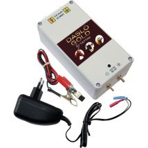 Elettrificatore a batteria 12V e corrente 230V per recinzioni fino a 2,5 km per cavalli bovini e capre