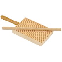 Elettro Center Art.298 Rigagnocchi Con Asta Per Garganelli, Legno, Beige