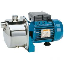 Elettropompa Autoadescante Hp 1 Kw 0,75 Monofase Wortex Jx100 50 Lt/min Acciaio Inox