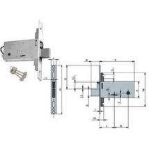 Elettroserr. tripl. infilare fasce d/mappa caten. e scrocco MM.81 h F6973 - MM.90 (F6993)