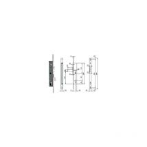 Isé - Elettroserratura Infilare Montanti Con Caten. Quadro e Scrocco 78180 - mm.35 (781802352)