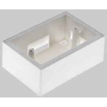 Cassetta porta apparecchi da parete 3 moduli – tecnopolimero PVC rigido autoestinguente – Colore bianco – Grado di protezione IP40