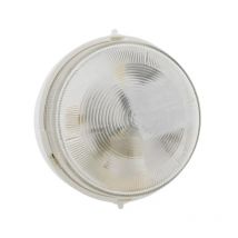 Finestra rotonda IP44 per illuminazione esterna, apertura 1/4 di giro, bianca