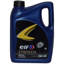 Elf - Olio Motore Syntech 5w40 4l - Lubrificante Per Benzina E Diesel