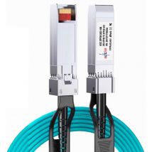 15 Mètres Câble Fibre Optique 25Gbit/s OM3 SFP28 à SFP28 aoc Câble,15m - Elfcam