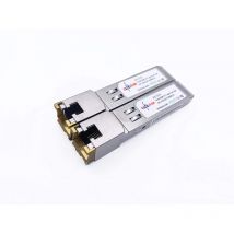 Elfcam - 10/100/1000Base-T Multi-Rate 1.25Gb sfp RJ45 Copper Transceiver (Lot de 2)
