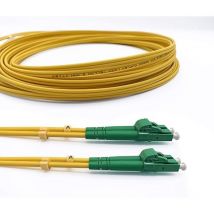 Elfcam - 25 m LWL-Patchkabel lc/apc zu lc/apc OS2 Singlemode Duplex 9/125 μm lszh Gelb