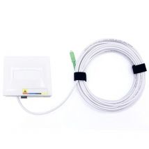 Elfcam - 25 m Verstärktes LWL-Kabel sc/apc auf sc/apc Simplex Monomode (Durchmesser: 4,0 mm), mit pto ausgestattet, Verlängerung zur Versetzung des