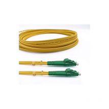 Elfcam - 2m Cable de Fibra Óptica sc/apc a lc/apc OS2 Monomodo Dúplex 9/125μm lszh Amarillo