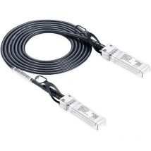 Elfcam - 8m 10Gb dac Câble sfp+ à sfp+ Direct Attach Copper (dac) Twinax Cable, Compatible avec Cisco, Huawei, D-Link (8M)