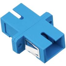 Elfcam - Pack de 5 adaptadores de fibra óptica sc/upc hembra a hembra - Simplex monomodo, Alta precisión