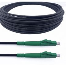 Cable a Fibre Optique en Acier Blinde lc/apc a lc/apc Simplex Monomode lszh (100M) - Elfcam