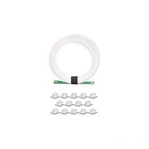 Cable a Fibre Optique pour Orange sfr Bouygues, La Livraison avec 25 Pieces Clips de Cable Adhesif pour Gestion de Fibre Optique, sc/apc a sc/apc