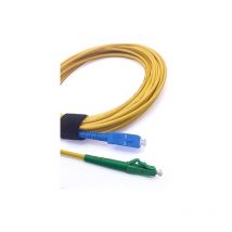 Cable de fibra óptica 25 m sc/upc a lc/apc Monomodo Simplex 9/125μm OS2 lszh Amarillo - Elfcam