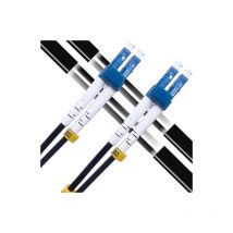 Elfcam - Cable de fibra óptica LC-UPC a LC-UPC - 30 m, Latiguillo óptico de alto rendimiento, 9/125 μm monomodo G657A2, Uso interior y exterior