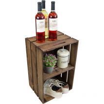 Elfriede schwarzbraun Mittelbrett quer