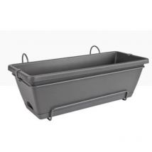 Elho ALLIN1 50cm Balcony Planter Set Anthracite - Pack (5)