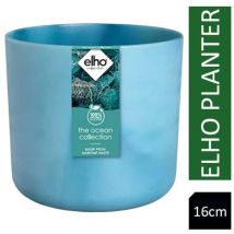 Elho Atlantic Blue Round Planter 16cm - Pack (8)
