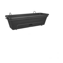 ELHO Balconniere Green Basics Allin1 50 - Extérieur & Balcon - L 25,7 x W 47,3 x H 16,7 cm - Vivre noir