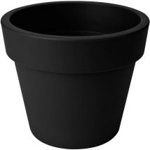 Green Basics Pflanzgefäß Schwarz ø 30 cm - Kunststoff - Elho