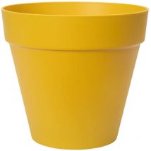 Loft Pflanzkübel Urban 40 Ockergelb mit Rollen ø 39 cm - Kunststoff - Elho