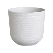 Elho - vaso jazz round bianco Ø14XH13CM, vasi interno esterno