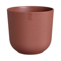 Vaso jazz round rosso toscano Ø19XH18CM, vasi interno esterno - Elho