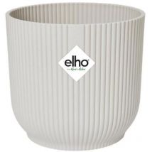 Vibes Fold Pot de fleurs rond Roues 35 - Blanc - ø 35 x h 32 cm - intérieur - 100% recyclé - Elho