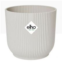 Elho Vibes Fold Round 14cm Display Pot Silky White - Pack (8)