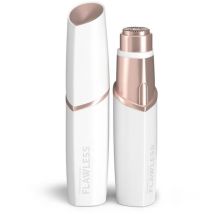 Flawless Finish - liminateur de Duvet Visage Rechargeable Flawless Face - Doux et sans danger - Blanc