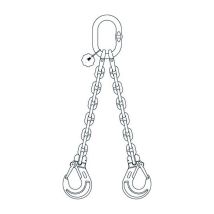 Sodise - elingue chaine 2 brin D.8MM +crochet 2M - S18532