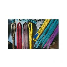 Murtra - Elingue ronde ss fin 100% polyester en1492 jaune 3 t longueur utile 1,50m