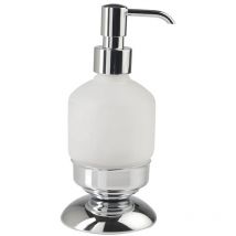 STILHAUS Elite dosatore appoggio vetro cromato codice prod: 000EL30AP08