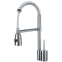 Elleci – Mitigeur de lavabo en acier inoxydable – Finition métal, Hauteur, Forme du bec, Mode de fixation, Hauteur sous bec, Caractéristique robinet 