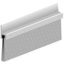 Ellen - Bürstendichtung Ibs 50 Länge 1000 Mm Breite 8,5 Mm Gesamthöhe 50 Mm Mit Strapazierfähiger Bürste Z.schrauben