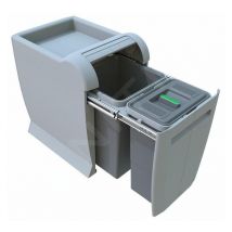 City - Poubelle intégrée, divisée, 20 l pta 3040A - Elletipi