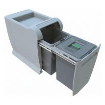 City - Poubelle intégrée, divisée, 24 l pta 3045B - Elletipi