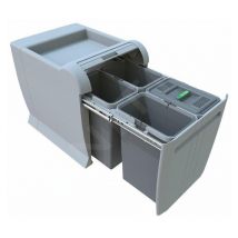 City - Poubelle intégrée, divisée, 32 l pta 4045C - Elletipi