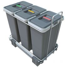 Elletipi Ecofil - Eingebauter Abfallbehälter, geteilt, 24 L PF01 34A3