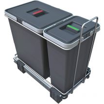 PF01 34A1 Pattumiera Differenziata Estraibile per Base - Elletipi