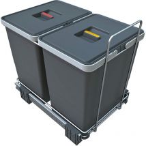 PF01 34B2 Pattumiera Differenziata Estraibile per Base - Elletipi