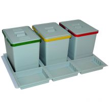 PTC28 08050 1F C10 ppv Pattumiera Differenziata da Cassetto - Elletipi