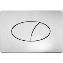 Roper Rhodes - Ellipse Dual Flush Plate Button Chrome For TR9001 TR9002 TR9009