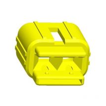 Elmac - 3EJ02MBC06Y Steckverbinder 2 Wege (x100Stk) gelb - gelb