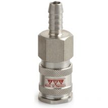 Kupplung Edelstahl 316 jwl Serie 540 dn 7,8, mit Schlauchtülle 10 mm - Elmag
