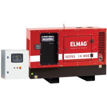 Elmag - Notstrom-Komplettpaket sedss 20WDE-ASS DIESEL-Stromerzeuger mit kubota V2203M Motor, (super-schallgedämmt) inkl. Start-Stop-Automatik bei