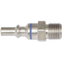 Sauerstoff-Edelstahlstecknippel, ag 1,4 zu Handgriff nach en 561 - Elmag